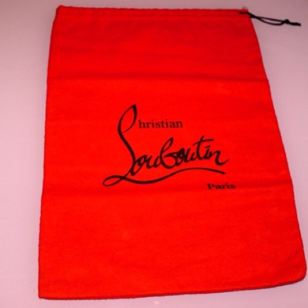 Christian Louboutin dust bag.